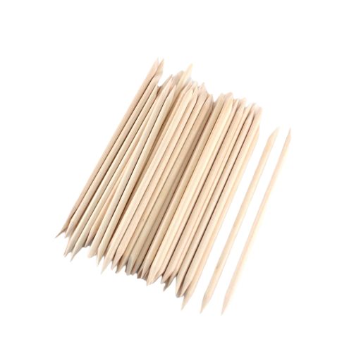 Houten manicurestokjes 50 stuks