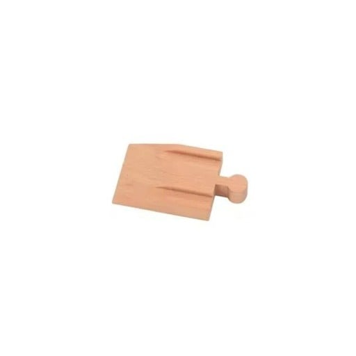Houten start van de spoorlijnen 5,3 x 4 x 1,2 cm Introductiedeel voor het begin van de spoorbouw Nauwkeurige start van de houten spoorbaan