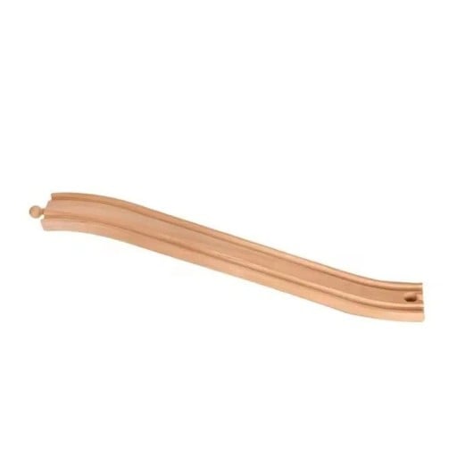 Houten super verhoogde spoor 35,5 x 4 x 1,2 cm Extra hoge spoorovergang Vloeiende aansluiting Uitbreiding van het spoor Stabil onderdeel