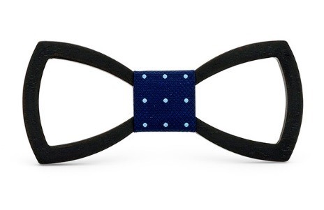 Houten vlinderdas gesneden J650