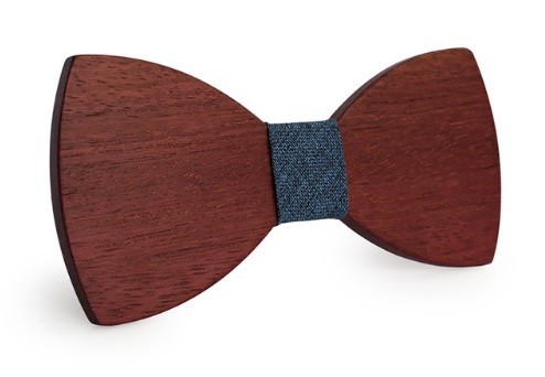 Houten vlinderdas J632