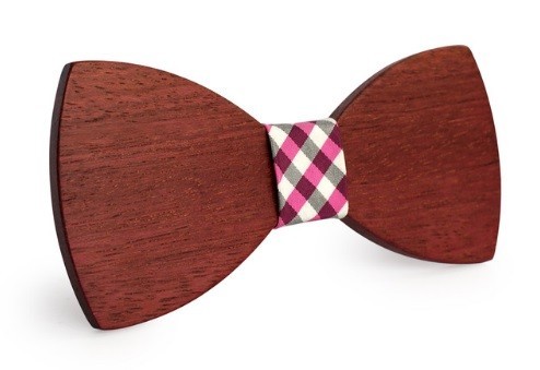 Houten vlinderdas J632