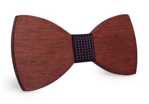 Houten vlinderdas J632