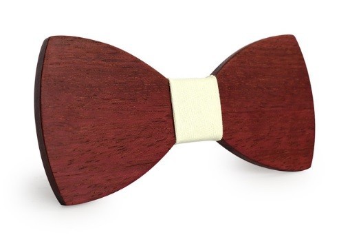 Houten vlinderdas J632