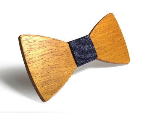 Houten vlinderdas J634