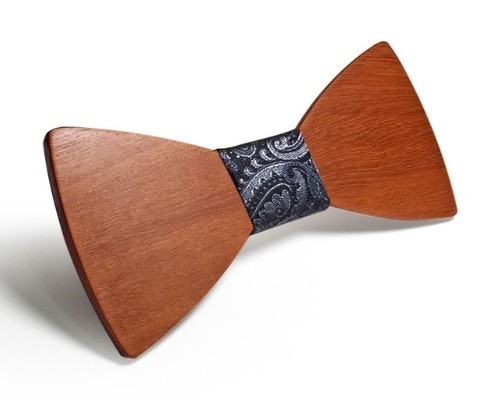 Houten vlinderdas J634