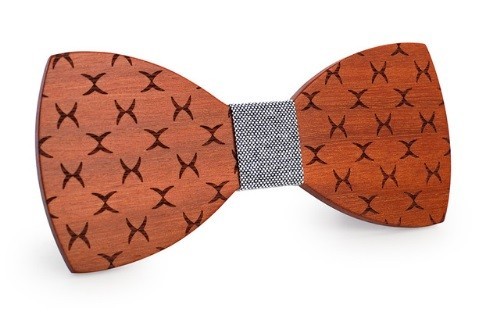 Houten vlinderdas J641