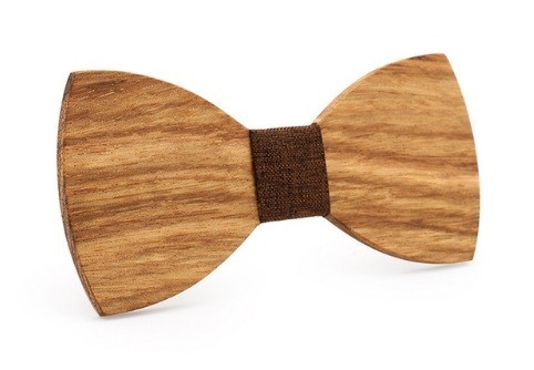 Houten vlinderdas J642
