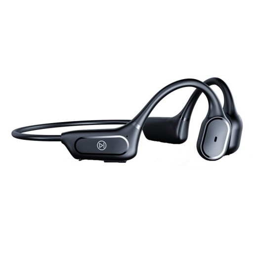 Hovedtelefoner til kindben med mikrofon Bluetooth 5.0 Musik- og opkaldskontrol Frekvensområde 80 Hz til 20 kHz Batteri 180 mAh Mørkegrå
