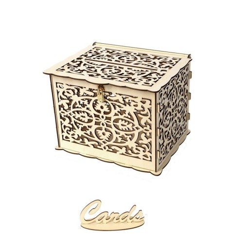 Hucha de madera para bodas
