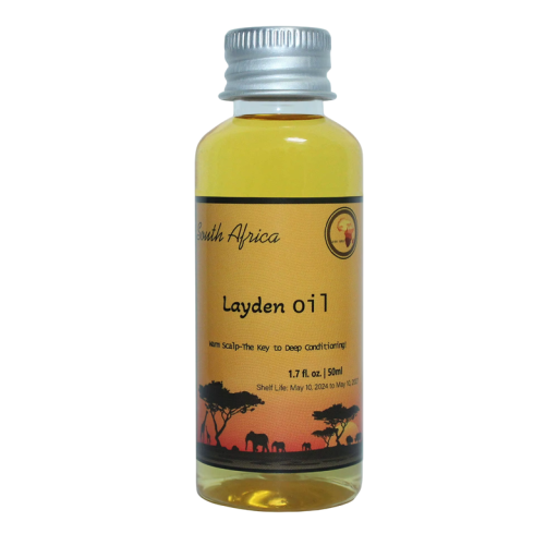 Huile capillaire Layden d'Afrique traditionnelle 50 ml Nutrition du cuir chevelu Renforcement des racines Régénération des cheveux Soins naturels