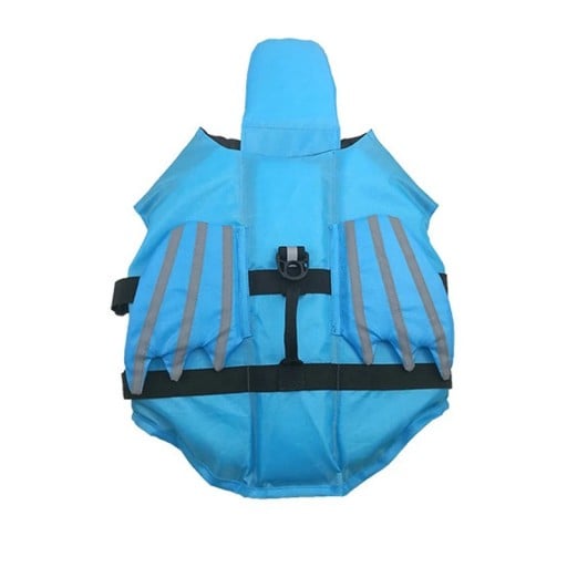 Hundredningsvest med vinger og reflekterende bånd Dækning af ryg 33 cm Brystomfang 54 til 60 cm og halsomfang 43 til 46 cm Til hunde 8 til 22 kg