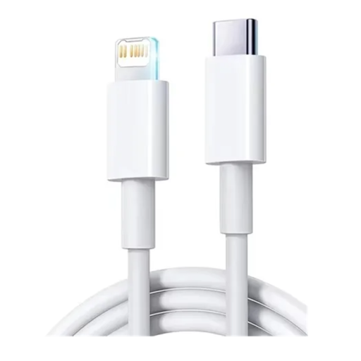 Hurtigopladerkabel 1m USB-C og Lightning iPhone-kabel 35W opladningskabel til telefon, hurtigoplader, enhedstilbehør