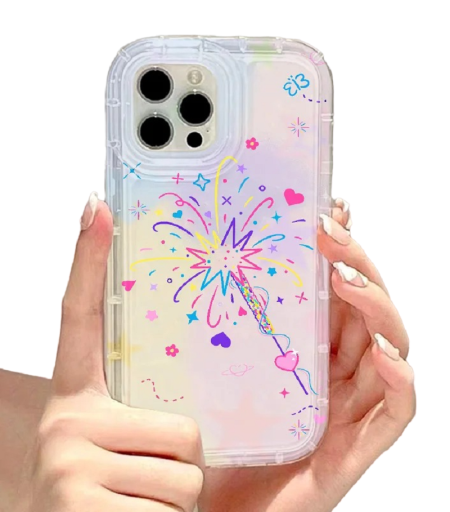 Husa de protectie transparenta cu motiv confetti pentru Samsung Galaxy S23 Plus