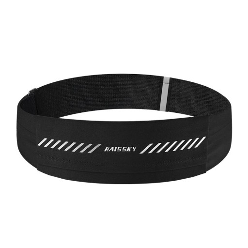 Husă elastică pentru telefon cu elemente reflectorizante și buzunare multiple pentru sport și fitness, cu talie reglabilă
