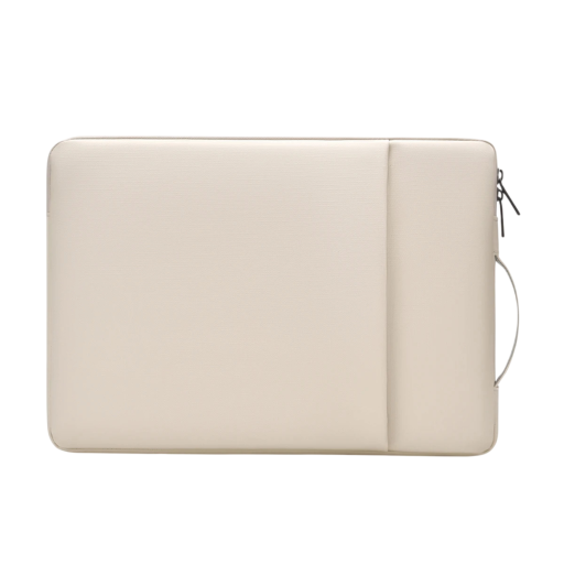 Husă pentru laptop de 13 inch căptușită 33 x 24 cm cu mânere și fermoar pe lateral și buzunar frontal pentru mouse și cabluri, pentru rucsac sau purtat în mână