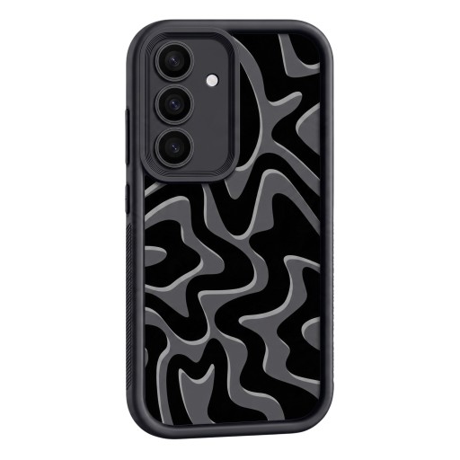 Husă pentru Samsung Galaxy S25 Model cu dungi Margini groase și decupaj pentru cameră Material silicon Husă de protecție pentru telefon