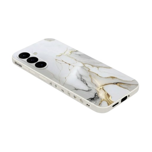 Husă pentru Samsung Galaxy S26+ cu design marmorat Husă TPU subțire și ușoară Husă lavabilă pentru telefon în buzunar sau poșetă