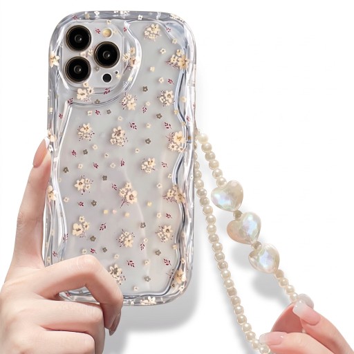 Husă pentru telefon Samsung Galaxy S25 Ultra cu motiv și lanț Husă din silicon pentru mobil Carcasă de protecție pentru Samsung S25 Ultra