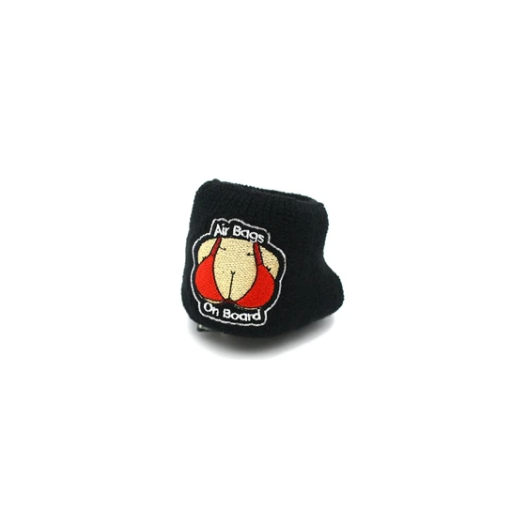 Husă universal din bumbac pentru rezervorul de lichid de frână cu Airbaguri pe bord, capac de protecție pentru motocicletă cu broderie, motiv amuzant