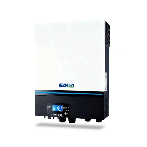 Hybrid solcelleomformer MPPT 11000 W dobbelt MPPT og PV udgang 90-500 V opladning 150 A parallelt op til 6 stk. med WiFi hvid til fotovoltaik og hus