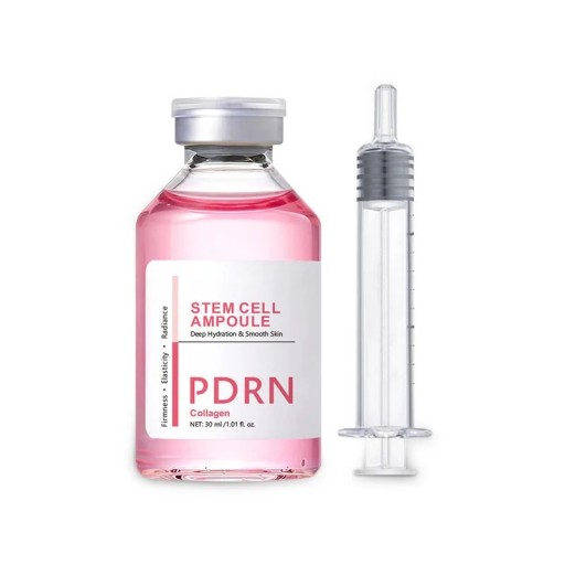Hydraterende collageenessence tegen huidveroudering met PDRN, hyaluronzuur en niacinamide 30 ml roze voor het gladmaken en verhelderen