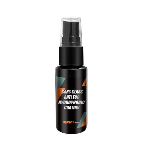 Hydrofobe spray voor autoruiten tegen beslaan 30 ml beschermende coating zwarte fles toepassing voor voorruit en zijruiten van voertuigen