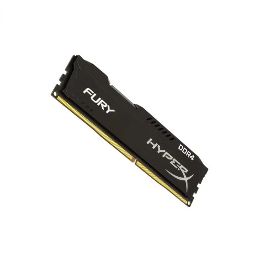 HyperX Fury DDR4 8GB 2400MHz DIMM PC4-25600 RAM Module for Desktop Computers Single Channel Memory 288pin Powerful System Upgrade
