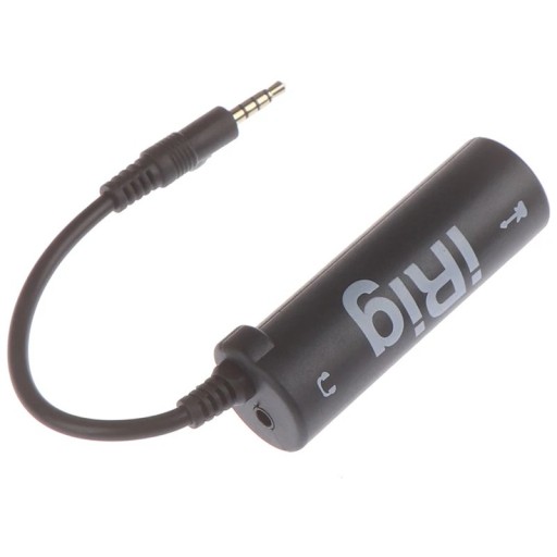 I-Rig Konverter und Audio-Interface für Gitarre mit integriertem Stimmgerät Verbindung zu Mobilgerät und Computer Farbe: Schwarz Kompakte Lösung