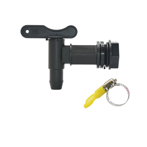 IBC ventieladapter voor tank G3/4 25,5 mm kunststof kraan met uitlaat voor slang 5/8 regulatie van waterstroom voor tuinirrigatie vaten en tanks