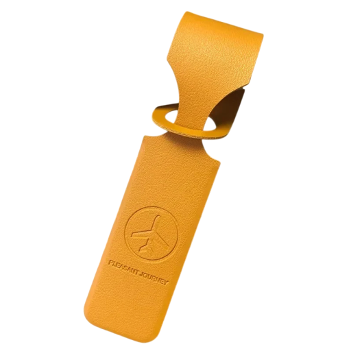 Identificatielabel voor reisbagage 25,5×3,8 cm PU leer meerkleurig identificatielabel voor koffer rugzak of tas