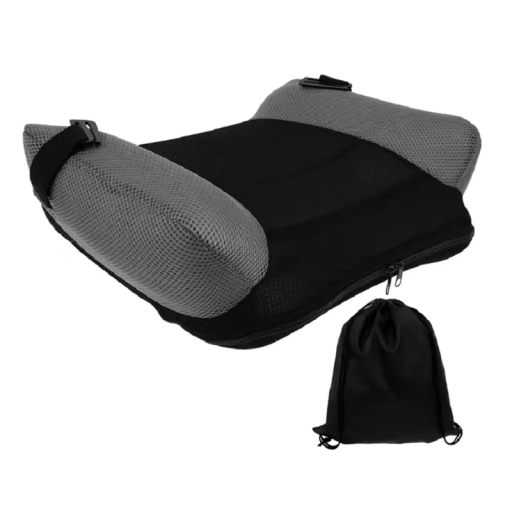 Ilmapatja autoon 49 x 37 x 2 cm Mukava matkapatja säilytyslaukulla PVC-materiaali Kantava istuinpadi
