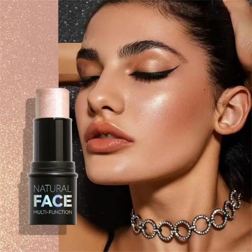 Iluminador en barra Colorete brillante en barra Contorno en barra Iluminador en barra para rostro Bronceador facial Iluminador facial natural Crema iluminadora