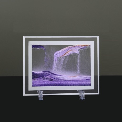 Image 3D en sable mouvant carré