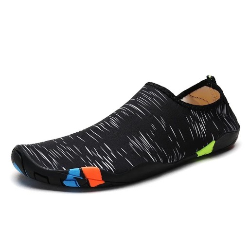 Încălțăminte de apă unisex Barefoot cu design slip-on Sălărie elastică din poliester Talpă din cauciuc și EVA Pentru înot, snorkeling și sporturi acvatice
