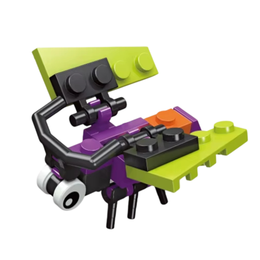 Insecte 4,65 x 3,35 x 3,75 cm Mini 3D set de construcție 23 buc Micro cărămizi Model mic din blocuri Set creativ de montaj pentru copii de la 9 ani