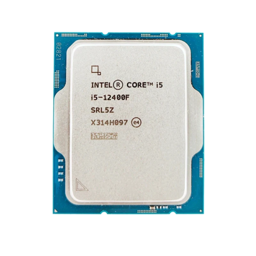 Intel Core i5 12400F 2,5 GHz 6 mag 12 szál 65 W LGA 1700 Erőteljes processzor asztali számítógépekhez hűtő nélkül