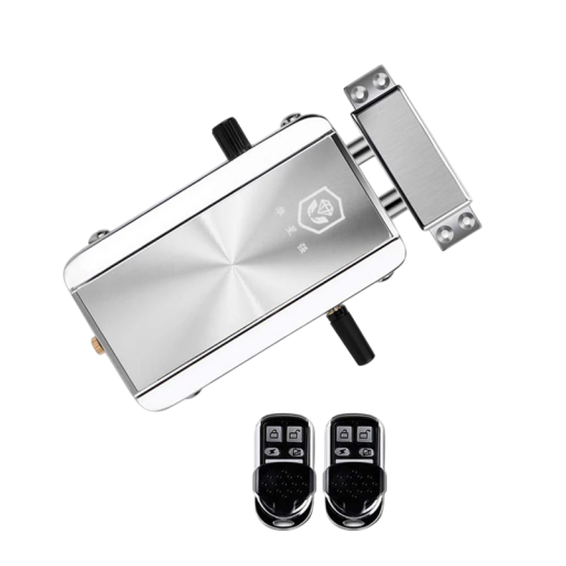 Inteligentní zámek na dálkové ovládání 137 × 77 × 37 mm bateriový dosah 10 m stříbrný pro zabezpečení dveří