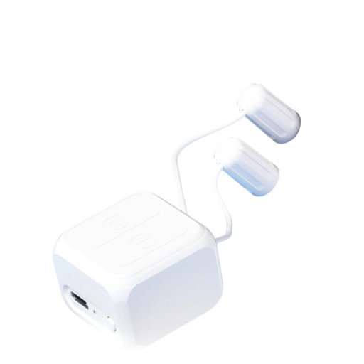 Inteligentný dvojramenný stiskač tlačidiel Fingerbot Touch s ovládaním cez Bluetooth 5.0, batéria 500 mAh, rozmer 3,8 x 3,8 x 2,8 cm, biely