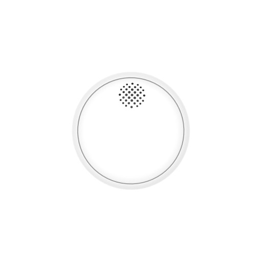 Inteligentný dymový detektor ZigBee 86 × 34,5 mm Bezdrôtový hlásič dymu 85 dB Tuya Smart kompatibilný Montáž strop i stena