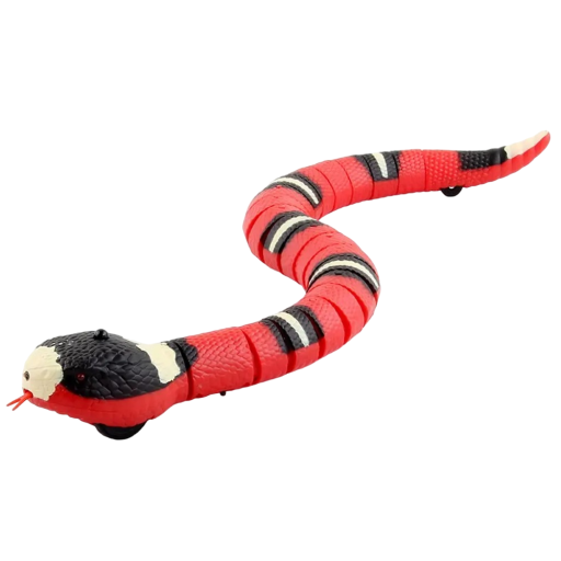 Interaktiv elektronisk kattleksak Snake 40 cm Kattleksaker i form av en orm Glidande orm interaktiv rörlig orm