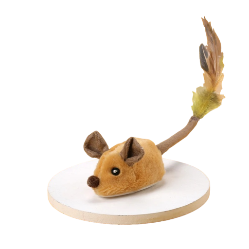 Interaktívna hračka pre mačky v tvare myši Samohrajúce plyšové hračky pohyblivé elektrické hračky pre mačky Múdra bežiaca myš