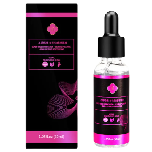 Intimní gel pro ženy Zvlhčující lubrikační olej 30 ml Lahvička s kapátkem pro přesné dávkování Pro páry i sólo použití a intimní masáž