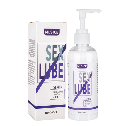 Intimní lubrikační gel s bílou texturou 200 ml Vysoká lahev s pumpou v uzávěru Vodní receptura pro dvojice i pomůcky Pro dospělé od 18 let