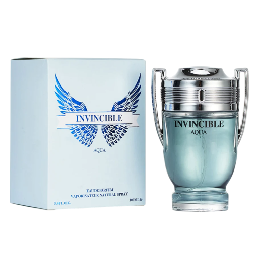 INVINCIBLE AQUA 100 ml Herrenparfüm Eau de Parfum Frischer Duft für Männer Langanhaltendes elegantes persönliches Parfüm Geschenk für Männer