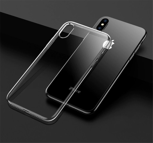 iPhone XS Max genomskinligt fodral