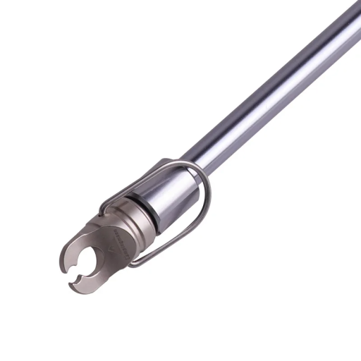 Iron Clamp for Damaging Gas Canisters with 20cm Aluminium Tube Ecological Disposal of Canisters Environmental Protection