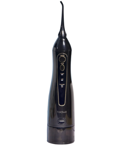 Irrigador bucal portátil para limpieza interdental 300 ml Irrigador bucal con 7 accesorios Irrigador dental eléctrico inalámbrico para higiene bucal 20 x 5 cm