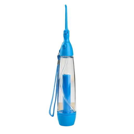 Irrigatore orale portatile per la pulizia degli spazi interdentali 75 ml Doccia orale per l'igiene dentale 25 x 3,5 cm