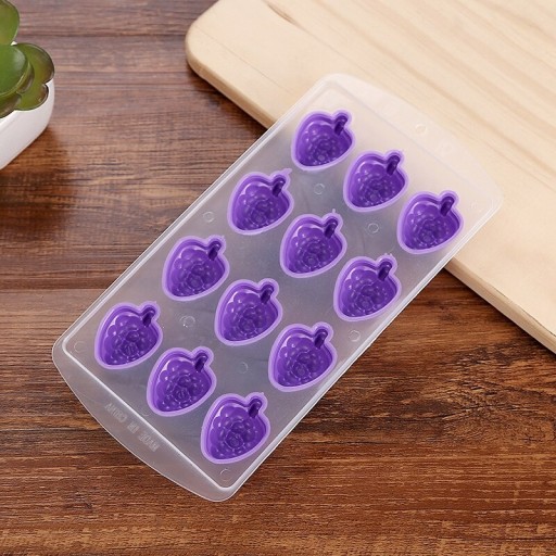 Isbricka med fruktmönster